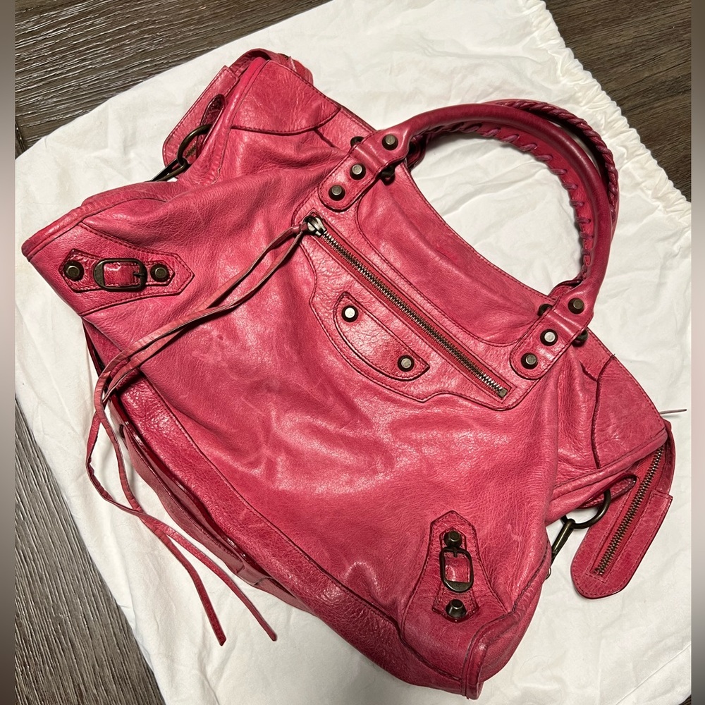 🛑SOLD🛑 F/W 2004 ROSE BALENCIAGA CITY BAG